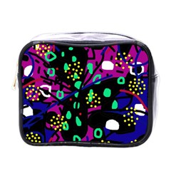 Abstract colorful chaos Mini Toiletries Bags