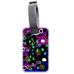 Abstract colorful chaos Luggage Tags (Two Sides)