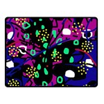 Abstract colorful chaos Double Sided Fleece Blanket (Small)  45 x34  Blanket Front