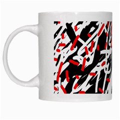 Colorful Chaos By Moma White Mugs