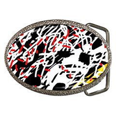 Colorful Chaos By Moma Belt Buckles by Valentinaart