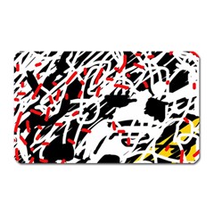 Colorful Chaos By Moma Magnet (rectangular) by Valentinaart