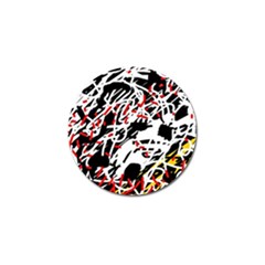 Colorful Chaos By Moma Golf Ball Marker (10 Pack) by Valentinaart