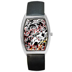 Colorful Chaos By Moma Barrel Style Metal Watch