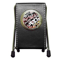 Colorful Chaos By Moma Pen Holder Desk Clocks