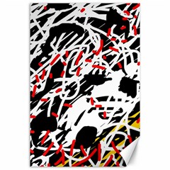 Colorful Chaos By Moma Canvas 24  X 36 