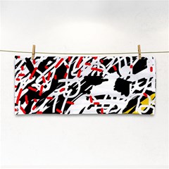 Colorful Chaos By Moma Hand Towel by Valentinaart