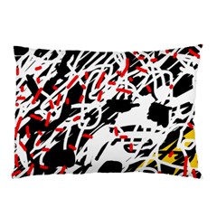 Colorful Chaos By Moma Pillow Case by Valentinaart