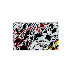 Colorful Chaos By Moma Cosmetic Bag (small)  by Valentinaart