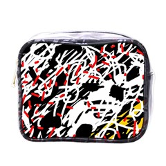 Colorful Chaos By Moma Mini Toiletries Bags by Valentinaart