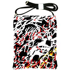 Colorful Chaos By Moma Shoulder Sling Bags by Valentinaart