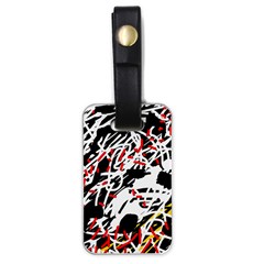 Colorful Chaos By Moma Luggage Tags (one Side) 