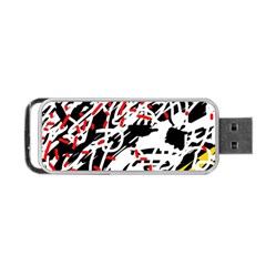 Colorful Chaos By Moma Portable Usb Flash (one Side) by Valentinaart