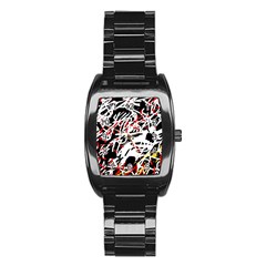 Colorful Chaos By Moma Stainless Steel Barrel Watch