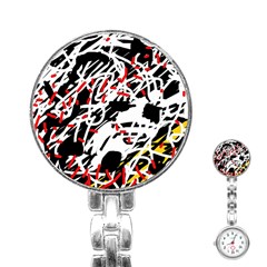 Colorful Chaos By Moma Stainless Steel Nurses Watch