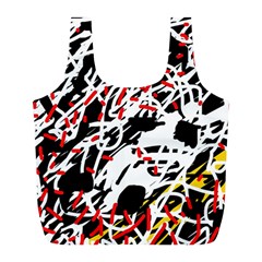 Colorful Chaos By Moma Full Print Recycle Bags (l) 