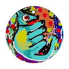 Abstract Animal Ornament (round)  by Valentinaart