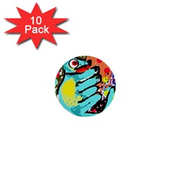 Abstract Animal 1  Mini Buttons (10 Pack)  by Valentinaart