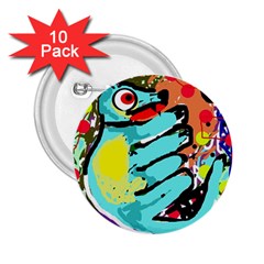 Abstract Animal 2 25  Buttons (10 Pack) 