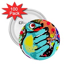 Abstract Animal 2 25  Buttons (100 Pack) 