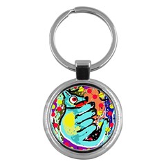 Abstract Animal Key Chains (round) 