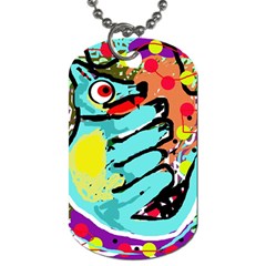 Abstract Animal Dog Tag (one Side)