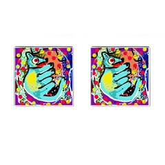 Abstract Animal Cufflinks (square) by Valentinaart