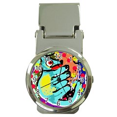 Abstract Animal Money Clip Watches