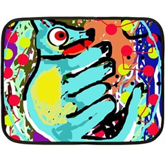 Abstract Animal Fleece Blanket (mini)