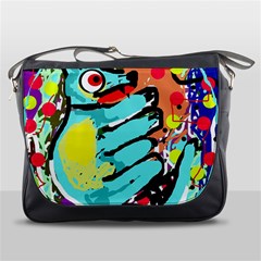 Abstract Animal Messenger Bags by Valentinaart