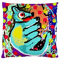 Abstract Animal Standard Flano Cushion Case (one Side) by Valentinaart