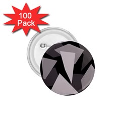 Simple Gray Abstraction 1 75  Buttons (100 Pack) 