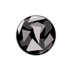 Simple Gray Abstraction Hat Clip Ball Marker