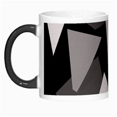 Simple Gray Abstraction Morph Mugs