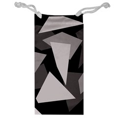 Simple Gray Abstraction Jewelry Bags