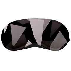 Simple Gray Abstraction Sleeping Masks