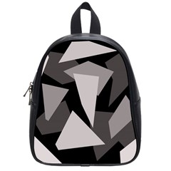 Simple Gray Abstraction School Bags (small)  by Valentinaart