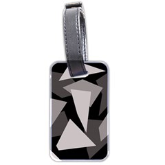 Simple Gray Abstraction Luggage Tags (two Sides)