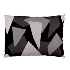 Simple Gray Abstraction Pillow Case (two Sides)