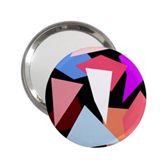 Colorful Geometrical Design 2 25  Handbag Mirrors