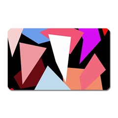 Colorful Geometrical Design Magnet (rectangular)