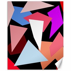 Colorful Geometrical Design Canvas 16  X 20   by Valentinaart