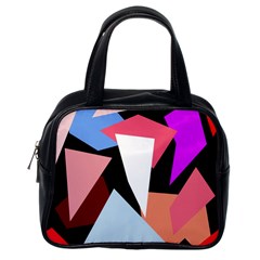 Colorful Geometrical Design Classic Handbags (one Side)