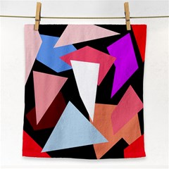 Colorful Geometrical Design Face Towel