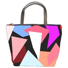 Colorful Geometrical Design Bucket Bags