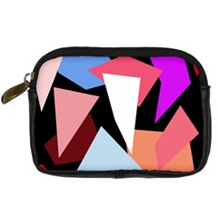 Colorful Geometrical Design Digital Camera Cases by Valentinaart