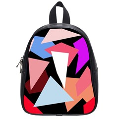 Colorful Geometrical Design School Bags (small) 