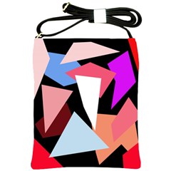 Colorful Geometrical Design Shoulder Sling Bags