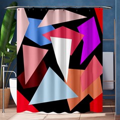 Colorful Geometrical Design Shower Curtain 60  X 72  (medium) 