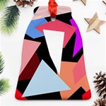 Colorful geometrical design Bell Ornament (2 Sides) Front